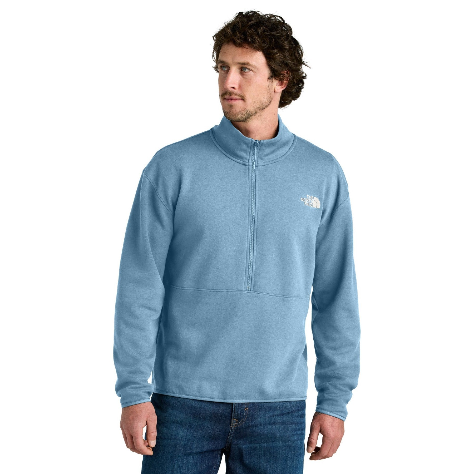 The North Face-The North Face® Double-Knit 1/2-Zip Fleece NF0A8C5G-MedTech-3